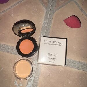 Cover + Correct Under Eye Concealer Duo - Orange and Cream